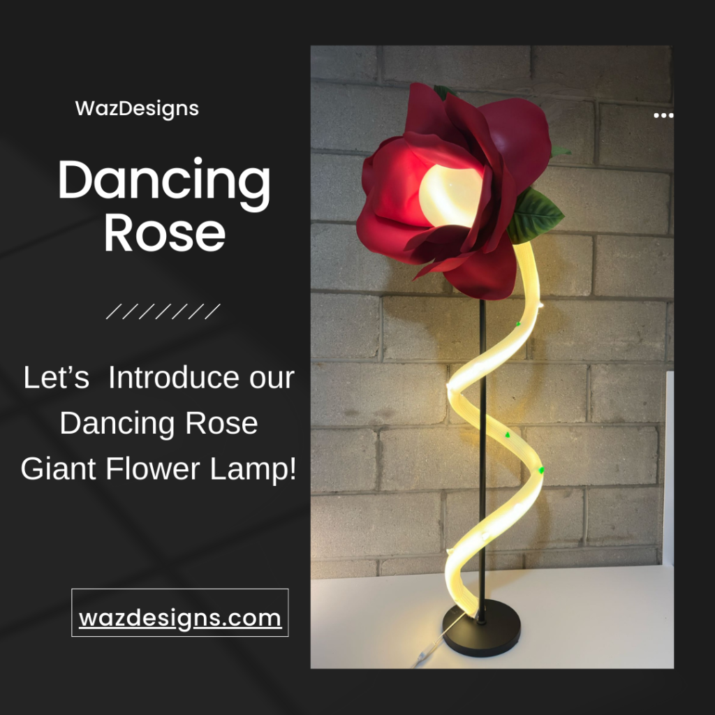 Rose lamp