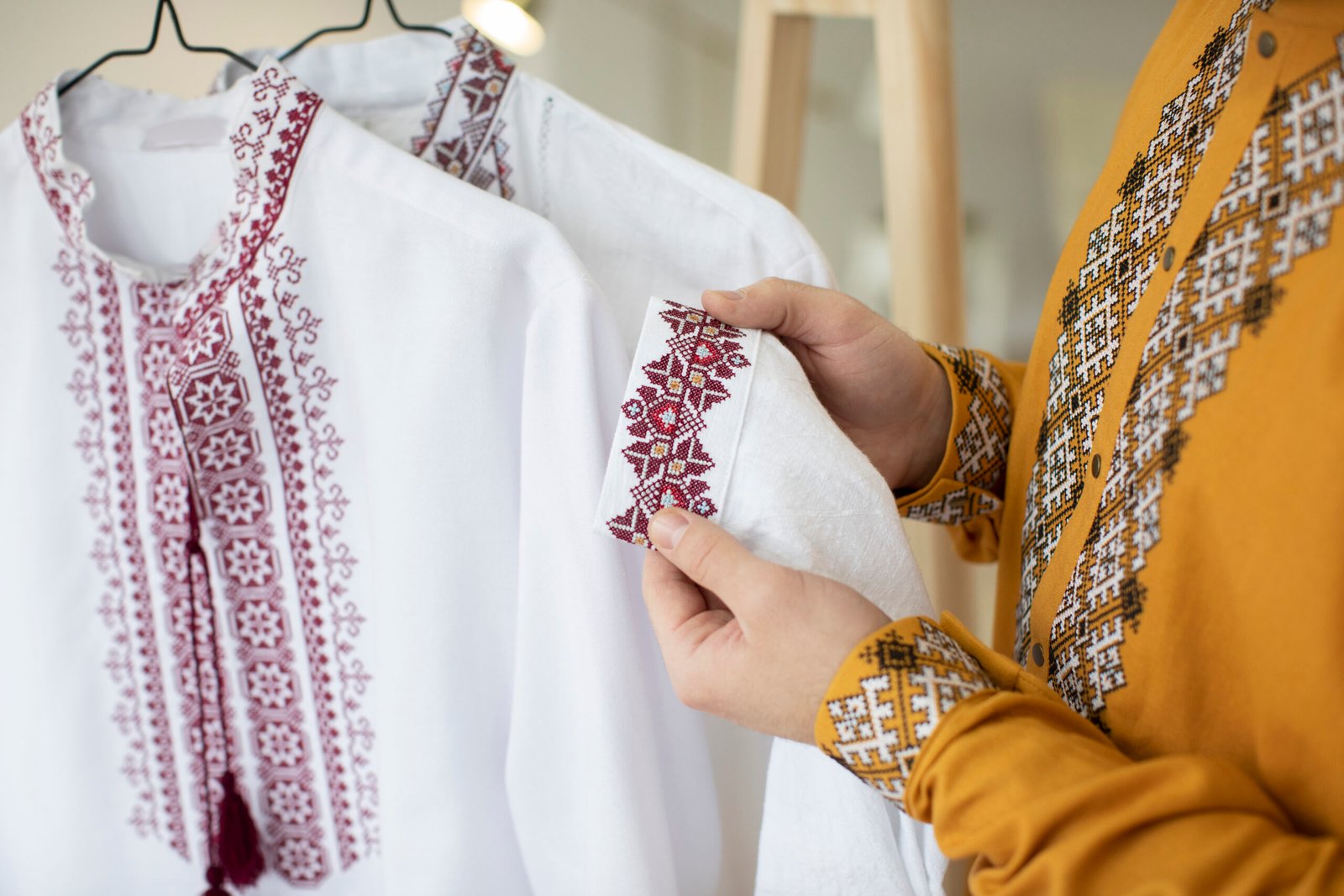 embroiderd dress